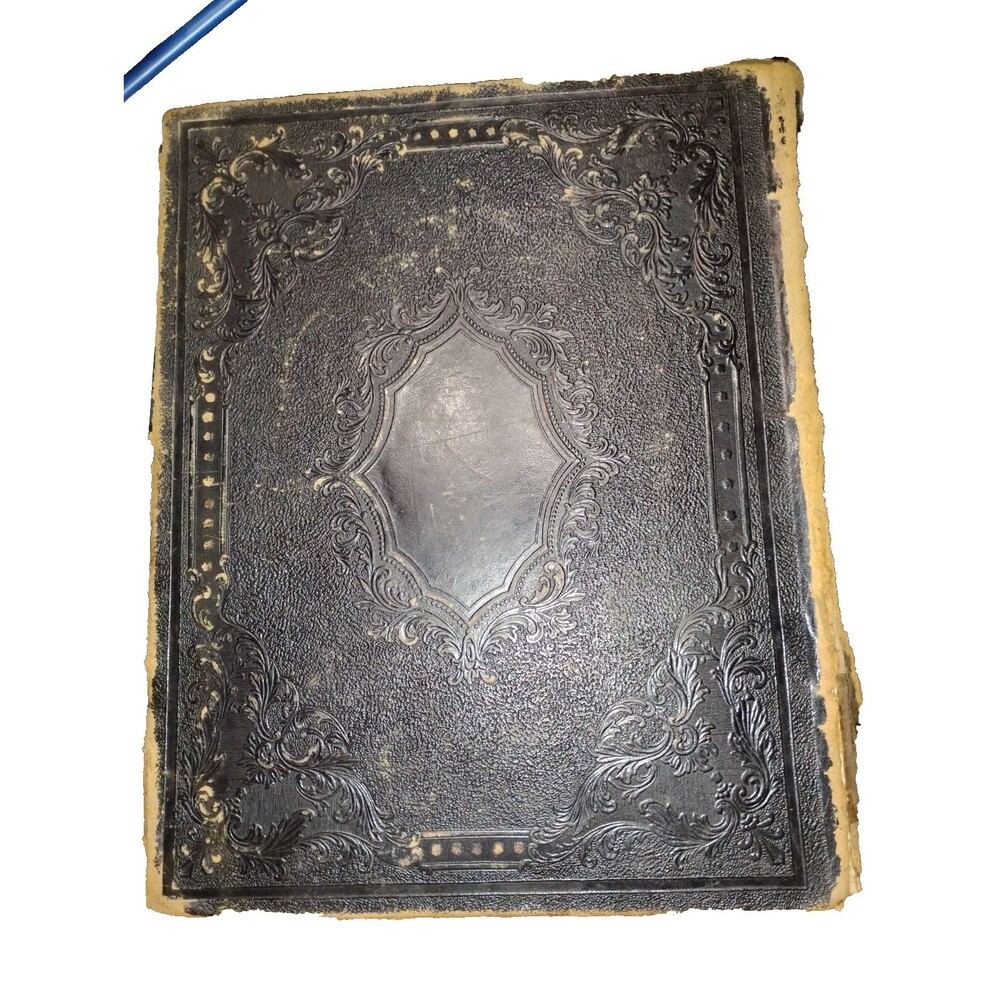 Homer C Brigham Family Bible. Mormon. Brigham Young, 4th cousin starts ca. 1608